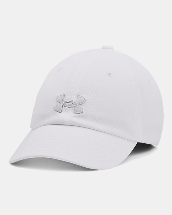 Women's UA Blitzing Adjustable Cap in White image number 0